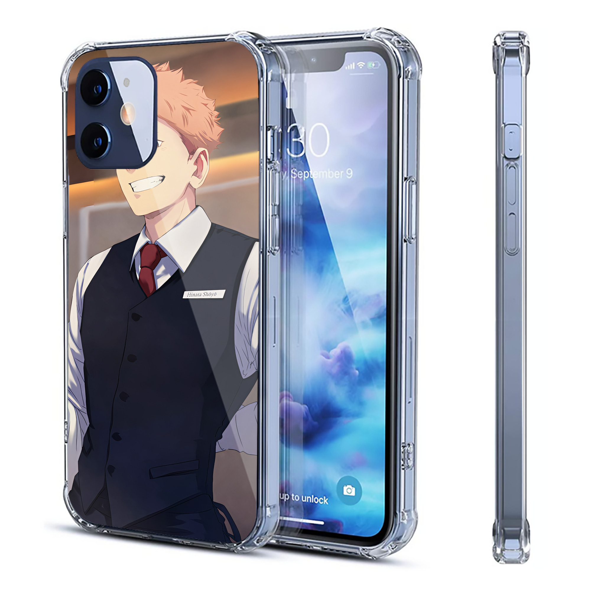 （画像用） ハイキュー!! Haikyu!! 【iPhone 12シリーズ対応】透明スマホケース（クリアソフトケース）
